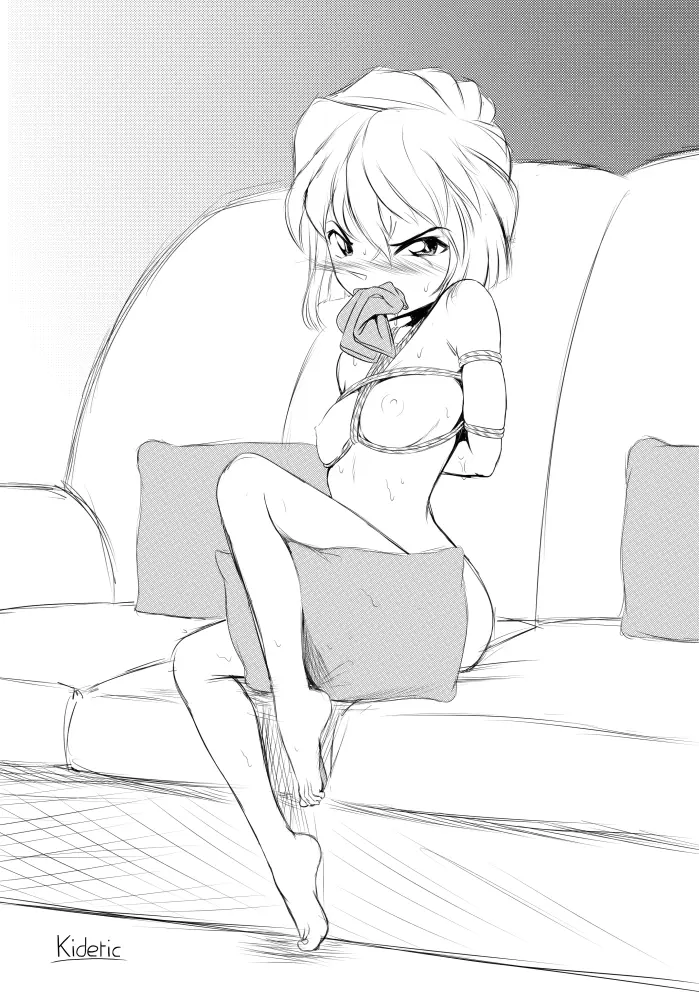 Image 1girls,blush,breasts,female,human,nude,short_hair,embarrassed,shy,nude_female,naked,black_and_white,humiliation,bondage,angry,angry_expression,tied_up,grey_background,pillow,sofa,gag,blushing,covering_crotch,bob_cut,arms_behind_back,embarrassed_nude_female,trying_to_cover_up,enf,cloth_gag,humiliated,embarrassed_naked_female,detective_conan,kidetic,kusujinn,ai_haibara
