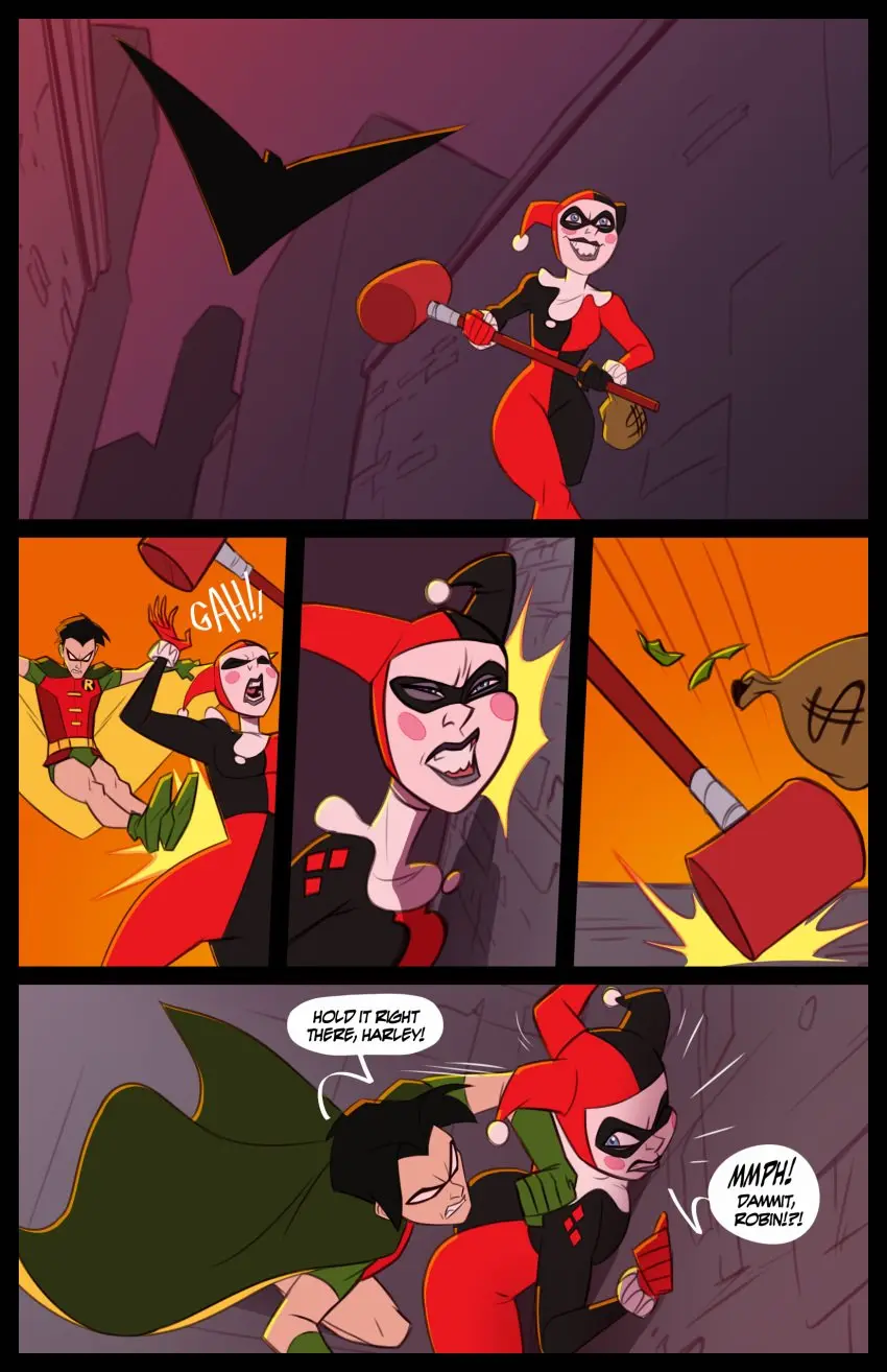 Image female,male,dc,dc_comics,harley_quinn,robin_(dc),harley_quinn_(classic),jason_todd,stickymon,robin_(jason_todd)