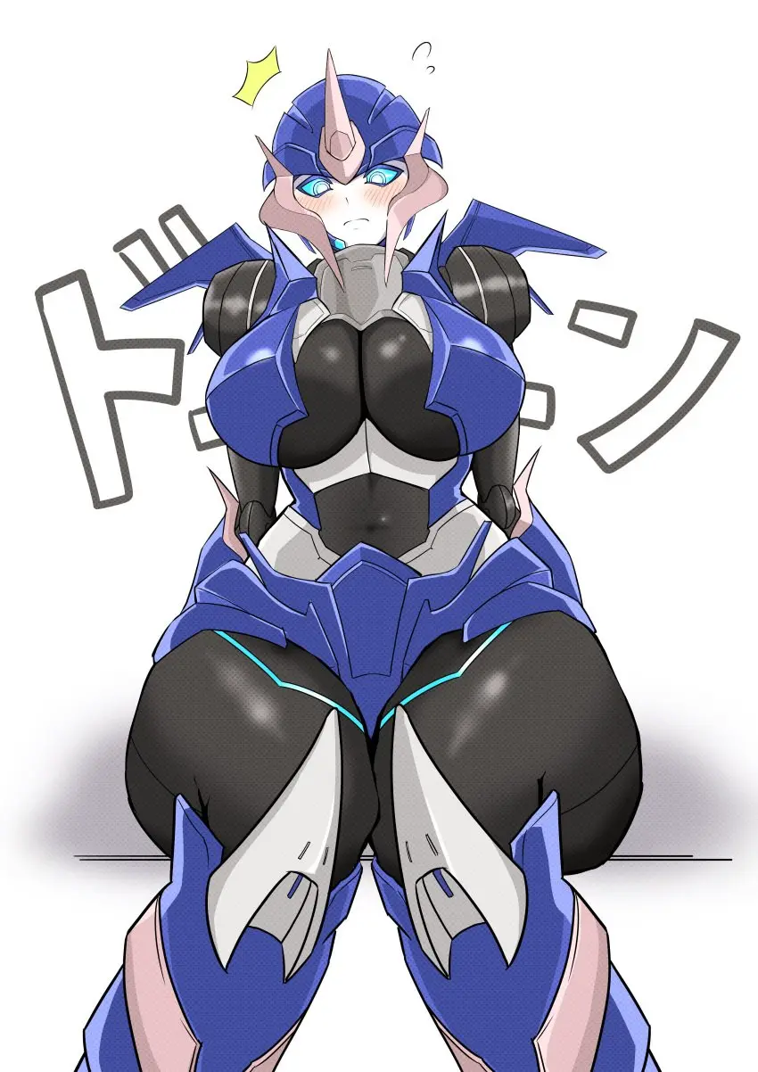 Image 1girls,big_breasts,blush,breasts,female,female_only,large_breasts,solo,blue_eyes,thick_thighs,solo_female,huge_breasts,2d,hourglass_figure,2d_(artwork),thunder_thighs,blush_lines,blushing,robot,robot_girl,robot_humanoid,autobot,female_autobots,transformers,cybertronian,robot_female,thunderthighs,arcee,arcee_(prime),transformers_prime,konro_yoyogei