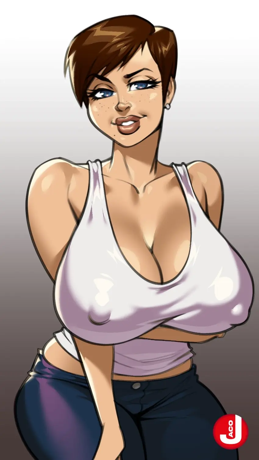 Image big_breasts,breasts,female,thick_thighs,breasts_bigger_than_head,dreamworks,paramount_pictures,dreamworks_animation,iacolare,jacogram,megamind,roxanne_ritchi