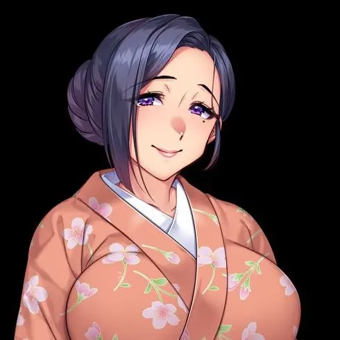 Image breasts,female,female_only,looking_at_viewer,smile,blue_hair,female_focus,smiling_at_viewer,black_background,huge_breasts,mole,mole_under_eye,upper_body,kimono,violet_eyes,forehead,game_cg,chignon,orcsoft,kagachi-sama_o_nagusame_matsurimasu_netorare-mura_midarayoru_hanashi,minamoto,tomikura_ayaka