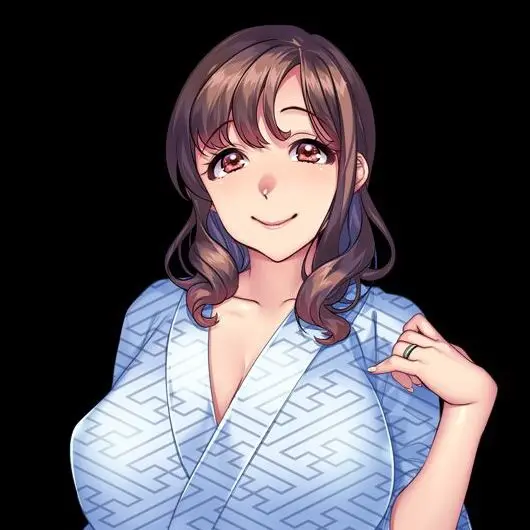 Image breasts,brown_eyes,female,female_only,looking_at_viewer,smile,bangs,curly_hair,female_focus,smiling,smiling_at_viewer,eyebrows_visible_through_hair,black_background,huge_breasts,brown_hair,medium_hair,upper_body,wife,ring,ring_on_finger,kimono,game_cg,orcsoft,kagachi-sama_o_nagusame_matsurimasu_netorare-mura_midarayoru_hanashi,minamoto,tomikura_manami