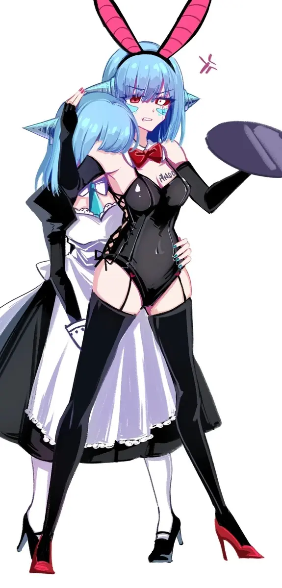 Image guardian_tales,android_mk.99_(guardian_tales),autonomous_android_mk.2_(guardian_tales),fangze94281158_(artist),mk.2_(guardian_tales),mk.99_(guardian_tales)