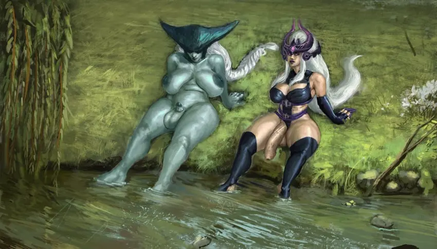 Image big_breasts,breasts,human,large_breasts,light_skin,white_hair,black_legwear,nude,penis,big_penis,thick_thighs,voluptuous,barefoot,duo,erection,futanari,humanoid,humanoid_penis,intersex,light-skinned_futa,wide_hips,smiling,water,balls,huge_cock,huge_breasts,tagme,sitting,futa_only,pale_skin,looking_down,small_penis,self_upload,outdoors,glowing_eyes,big_balls,dickgirl,flaccid,inverted_nipples,slightly_chubby,revealing_clothes,foreskin,uncircumcised,erect_penis,partially_clothed,large_penis,large_balls,partially_retracted_foreskin,retracted_foreskin,sagging_breasts,uncut,outside,league_of_legends,covered_breasts,2futas,futa_with_futa,braided_hair,scrotum,helmet,hung_futa,voluptuous_futa,oversized_balls,micropenis,balls_bigger_than_penis,unretracted_foreskin,hidden_eyes,post_meridiem,big_balls_small_penis,syndra,clothed_futa_nude_futa,lissandra,paintman,sitting_together