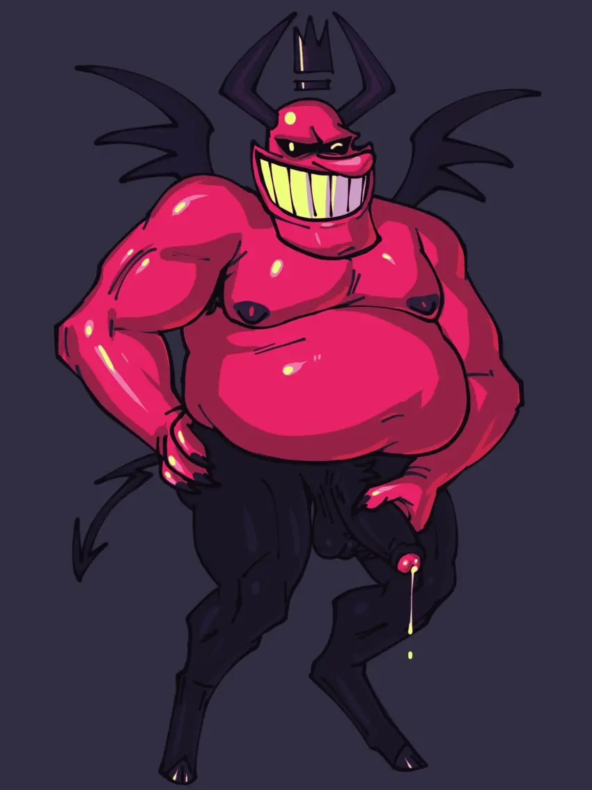 Image hi_res,nipples,solo,1boy,male,penis,tail,humanoid,humanoid_penis,male_only,belly,big_belly,teeth,balls,wings,demon,genitals,horn,3:4,humanoid_genitalia,demon_humanoid,glans,overweight,black_penis,first_porn_of_character,overweight_male,unknown_artist,2_horns,black_balls,overweight_humanoid,antonblast,male_humanoid,drawfag,satan_(antonblast)