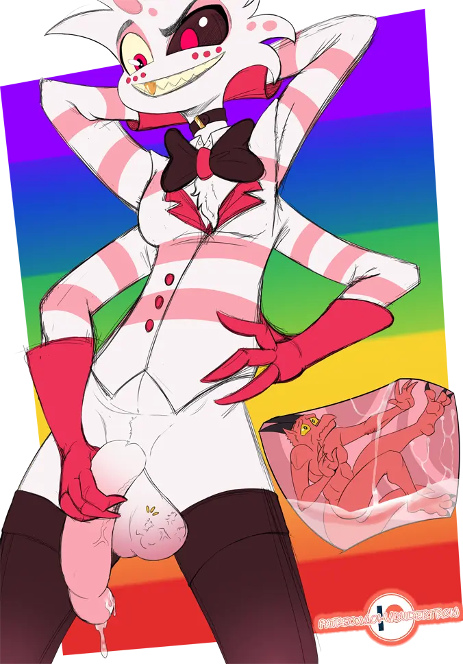 Image cum,male,penis,big_penis,balls,cock,demon,gay,dick,domination,leaking_cum,hung_femboy,hazbin_hotel,macro,micro,vore,giant,angel_dust_(hazbin_hotel),cock_vore,hung_bottom,spider,dudertron