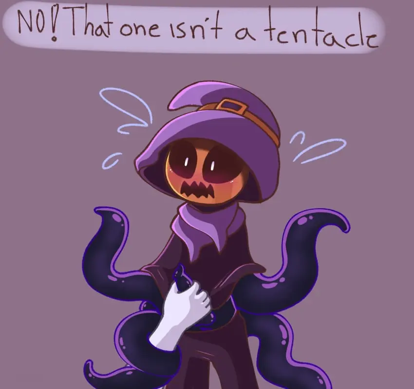 Image blush,male,penis,shy,male_only,clothes,demon,masturbation,tentacle,incredibox_mod,surprised_expression,non-human,toony,rubbing,non-human_only,tentacle_penis,pumpkin,yarbeech,evadare,jacko_(incredibox)