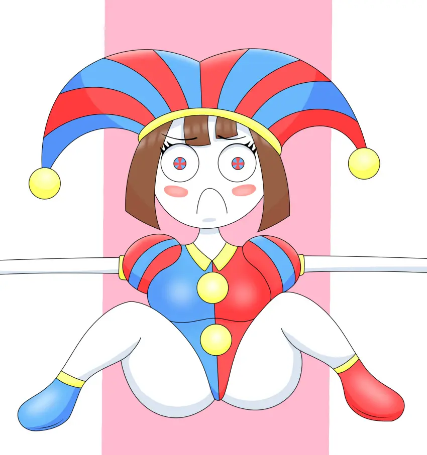Image 1girls,female,tagme,clown,pomni,pomni_(the_amazing_digital_circus),the_amazing_digital_circus,glitch_productions,jester,derpybron