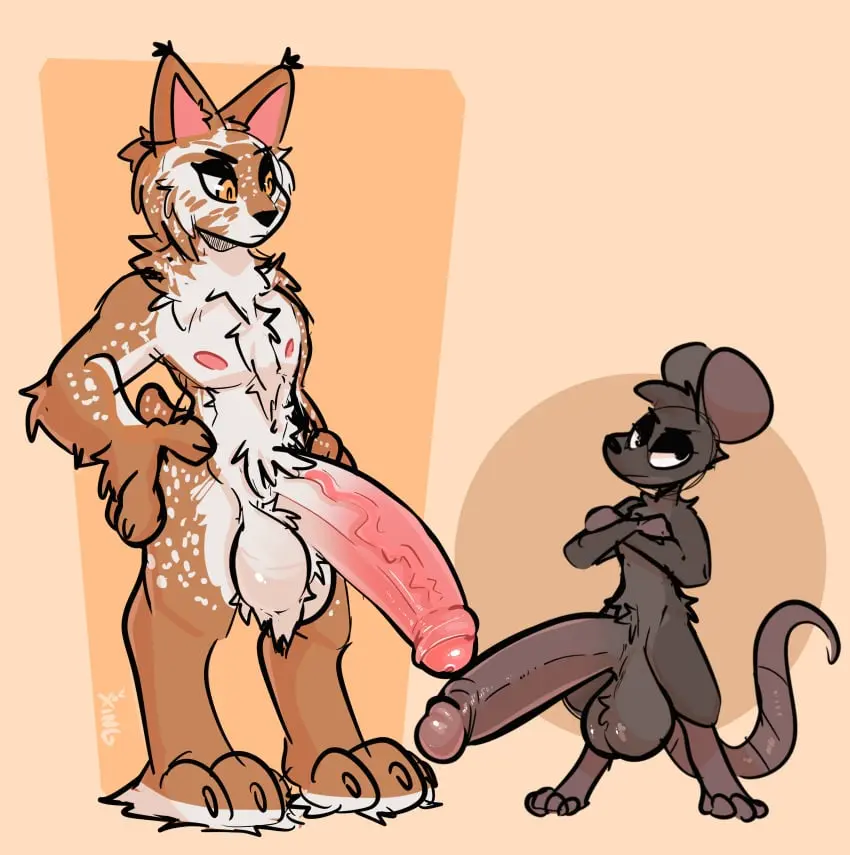 Image hi_res,simple_background,male,nude,penis,big_penis,duo,erection,humanoid_penis,balls,huge_cock,anthro,veiny_penis,absurd_res,half-closed_eyes,big_balls,fur,genitals,grey_body,grey_fur,mammal,multicolored_body,multicolored_fur,two_tone_body,two_tone_fur,foreskin,uncircumcised,feline,narrowed_eyes,huge_balls,white_body,humanoid_genitalia,murid,brown_fur,vein,markings,tuft,brown_body,white_fur,felid,murine,rat,rodent,grey_skin,chest_tuft,spots,spotted_body,spotted_fur,inner_ear_fluff,spotted_markings,neck_tuft,lynx,facial_tuft,cheek_tuft,xing1,tan_background,white_spots,balls_tuft
