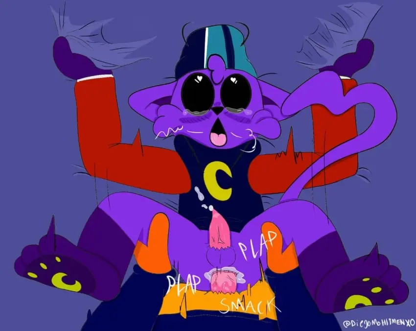Image blush,male,penis,furry,tongue,sex,erection,male/male,balls,anthro,tagme,canine,feline,furry_only,anthro_only,no_humans,animal_penis,anthro_on_anthro,holding_legs,critters_(poppy_playtime),poppy_playtime,poppy_playtime_(chapter_3),smiling_critters,catnap_(poppy_playtime),dogday_(poppy_playtime),lit_yyc