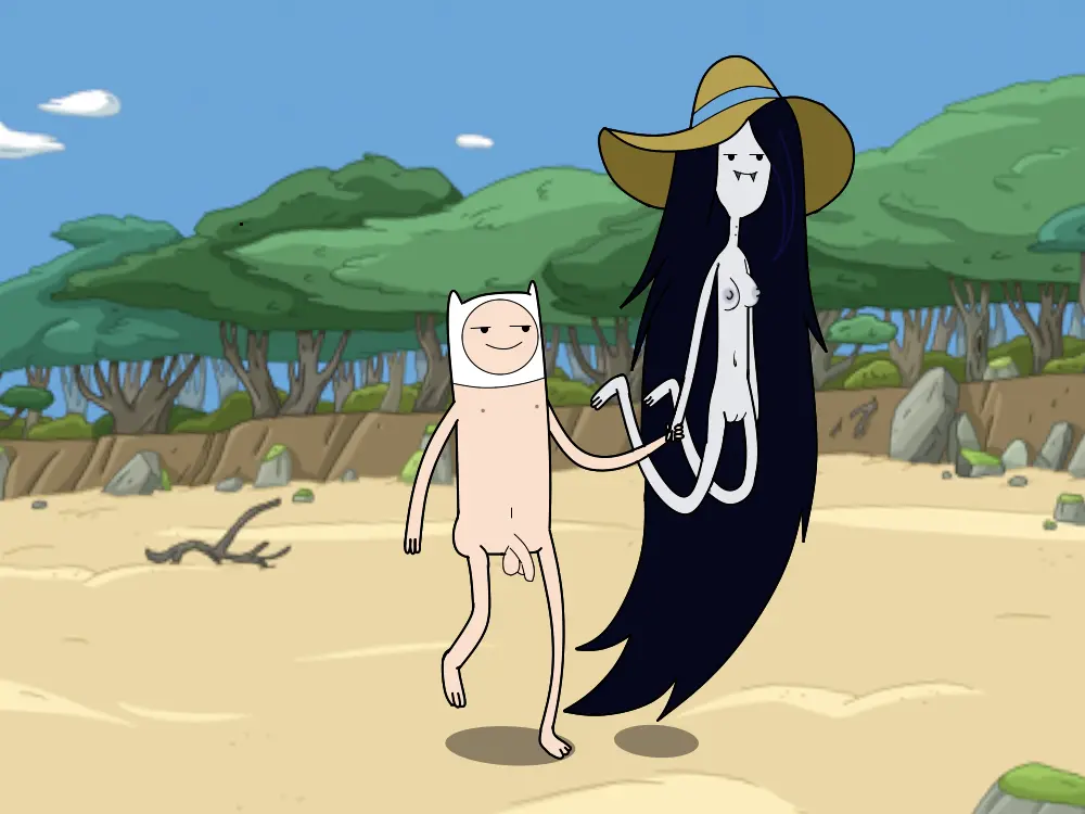 Image 1girls,breasts,female,human,nipples,smile,1boy,male,navel,nude,penis,pussy,background,hat,small_breasts,barefoot,erection,beach,nude_female,nude_male,completely_nude,feet_up,accurate_art_style,completely_nude_female,vampire,completely_nude_male,fangs,holding_hands,smirking,walking,adventure_time,floating,suggestive_look,innie_pussy,finn_the_human,nudist,nudist_beach,levitating,hat_only,marceline,levitation,marceline_the_vampire_queen,flat_ass,lincylover_(artist)