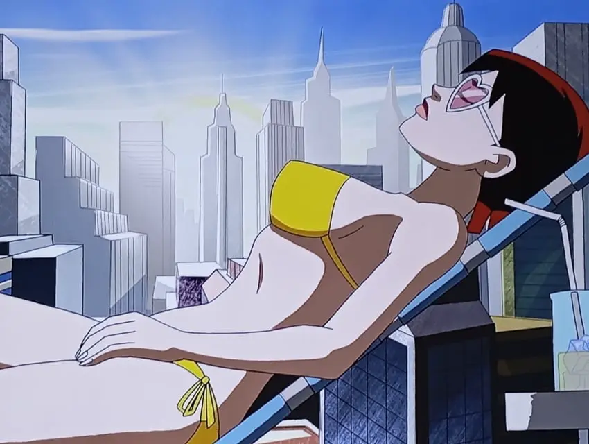 Image 1girls,big_breasts,breasts,female,female_only,hi_res,solo,short_hair,lying,bikini,thighs,sideboob,closed_eyes,from_side,sunglasses,tinted_eyewear,on_model,marvel,marvel_comics,pink-tinted_eyewear,screencap,lying_on_back,yellow_bikini,sunbathing,avengers,janet_van_dyne,the_avengers:_earth's_mightiest_heroes,wasp_(earth's_mightiest_heroes),wasp_(marvel)