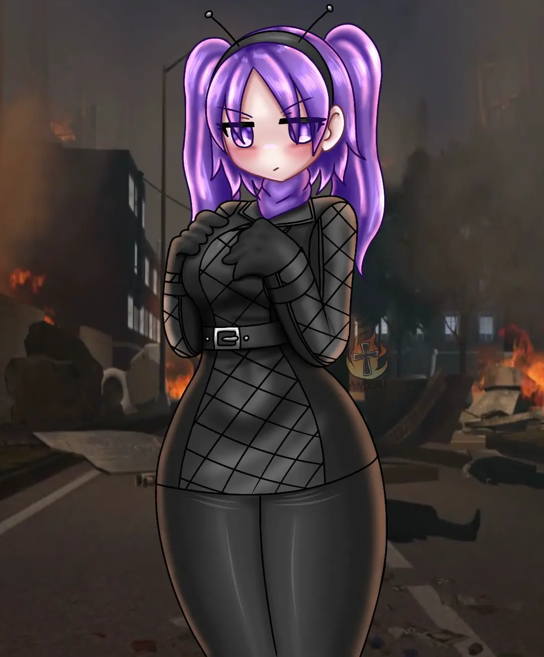 Image 1girls,2023,blush,female,female_only,solo,background,colored,female_focus,shy,color,solo_female,solo_focus,purple_eyes,purple_hair,blushing_at_viewer,blushing_female,simple_shading,blushing,camera_view,camera,skibidi_toilet,tv_woman_(skibidi_toilet),camera_pov,tv_woman,blushed_face,camera_man_(skibidi_toilet),simp_cameraman_(ep49),simp_cameraman_(skibidi_toilet),cameraman_(skibidi_toilet),andori_hana,andori_hana_(artist),tv_woman_(human)