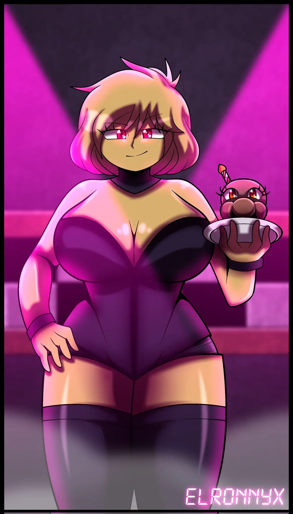 Image 1girls,breasts,female,solo,thick_thighs,thighs,solo_female,anthro,tagme,tagme_(artist),five_nights_at_freddy's,chica_(fnaf),fnaf,scottgames,five_nights_in_anime,cupcake,fnia,elronnyx,cupcake_(fnaf),chica_(fnia)