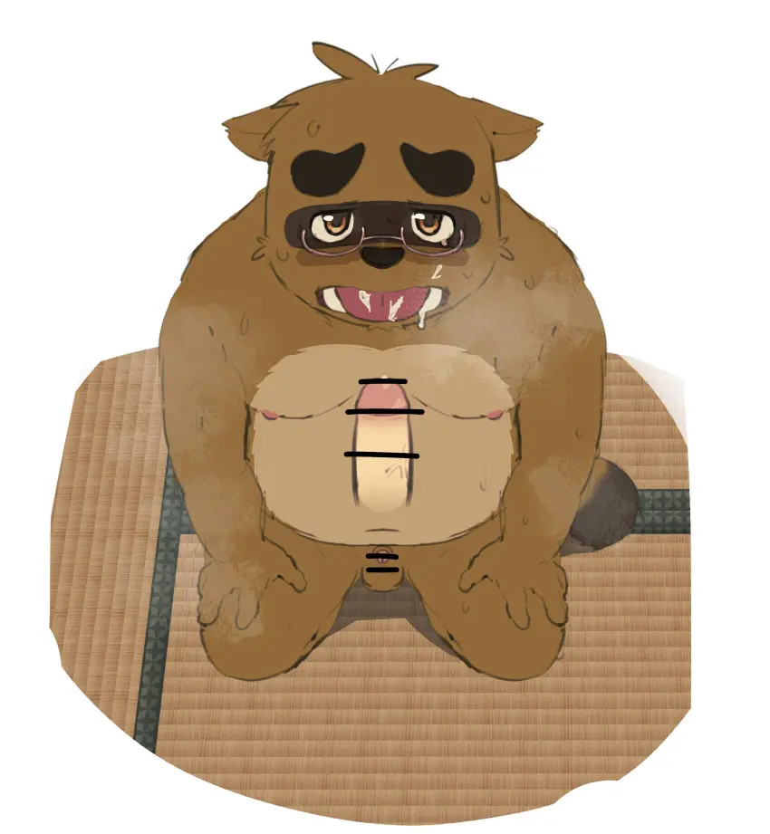 Image hi_res,nipples,cum,cum_on_face,male,penis,duo,male/male,solo_focus,balls,anthro,absurd_res,censored,penis_size_difference,small_penis,genital_fluids,slightly_chubby,bodily_fluids,canid,canine,genitals,mammal,2024,tanuki,brown_body,moobs,raccoon_dog,kemono,p1c0_p1c0,morenatsu,kounosuke_(morenatsu)