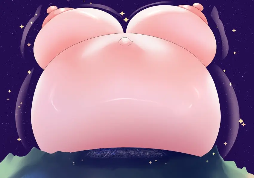 Image breasts,female,hyper_breasts,original,original_character,cumflation,low-angle_view,expansion,planet,space,giantess,hyper_belly,giantess_growth,sequence,hyper_thighs,third-party_source,earth,colossal_breasts,expansion_sequence,colossal_belly,omni_goddess