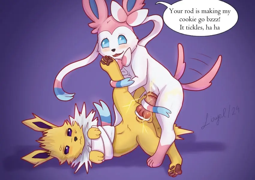 Image blush,female,hi_res,smile,eeveelution,male,penis,pokemon,pokemon_(species),pussy,sweat,duo,male/female,text,vaginal_penetration,absurd_res,shocked,nintendo,penetration,bodily_fluids,canid,canine,genitals,mammal,dominant,english_text,bondage,sylveon,generation_6_pokemon,dominant_female,animal_genitalia,animal_penis,canine_genitalia,canine_penis,knot,feral,animal_pussy,feral_only,anatomically_correct,anatomically_correct_genitalia,anatomically_correct_pussy,generation_1_pokemon,forced_orgasm,canine_pussy,anatomically_correct_penis,electric,electric_shock,electricity,electro,electrostimulation,shock,shocking,jolteon,sparks,liryal,electricity_play,bonded