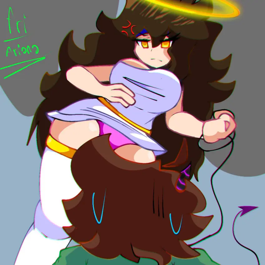 Image female,male,demon,fnf,friday_night_funkin,bragging,angel_girl,drawing,art,ángel,ari_ariana,ariana_lol,kan3334,nacho,the_nachogamer