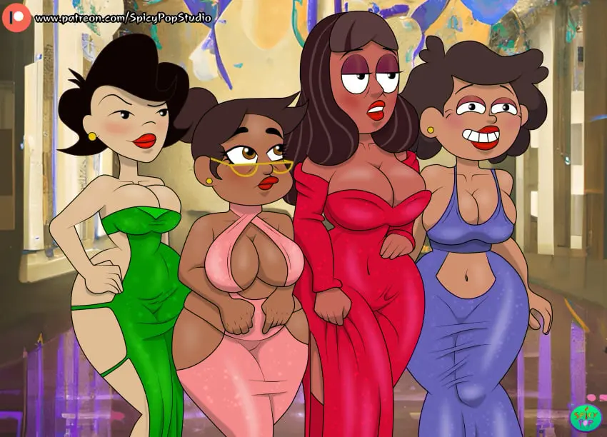 Image big_breasts,breasts,female,female_only,large_breasts,long_hair,multiple_girls,short_hair,disney,voluptuous,milf,wide_hips,patreon_username,artist_name,cleavage,glasses,huge_breasts,massive_breasts,voluptuous_female,dress,busty,disney_channel,red_lipstick,makeup,lipstick,skimpy,skimpy_clothes,latina,artist_logo,asian,asian_female,group,crossover,american_dragon:_jake_long,the_owl_house,boob_window,4girls,amphibia,mrs._boonchuy,oum_boonchuy,thai,steven_universe,spicypop,indian,indian_female,priyanka_maheswaran,camila_noceda,latina_milf,chinese_female,chinese,susan_long,revealing_dress,thai_female,afrolatina,4milfs
