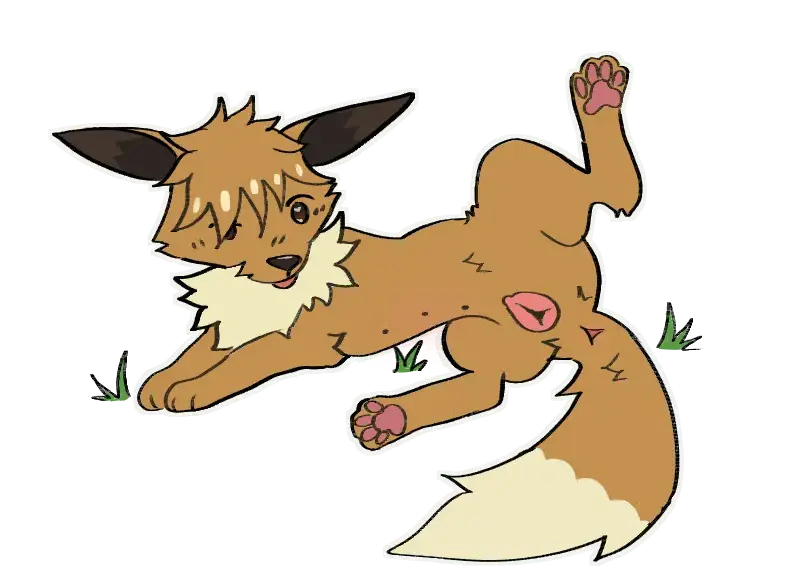 Image female,nipples,solo,pokemon,pokemon_(species),pussy,anus,ambiguous_gender,nintendo,genitals,animal_genitalia,canine_genitalia,fluffy,feral,animal_pussy,feral_only,pawpads,eevee,generation_1_pokemon,canine_pussy,raised_leg,munchkin_(jackrabbit),zorrofoxx