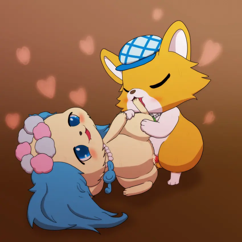 Image blush,clothing,female,hi_res,blue_eyes,cum,licking,male,penis,pussy,tongue,hat,sex,duo,headwear,feet,happy,headgear,jewelry,balls,male/female,anthro,cum_in_pussy,cum_inside,foot_fetish,vaginal_penetration,happy_sex,necklace,closed_eyes,ejaculation,penetration,genital_fluids,bird_dog,bodily_fluids,canid,canine,canis,domestic_dog,fur,genitals,hunting_dog,mammal,multicolored_body,multicolored_fur,yellow_body,yellow_fur,female_penetrated,male_penetrating,white_body,sega,animal_genitalia,animal_penis,white_fur,semi-anthro,heart_symbol,sanrio,foot_play,blue_clothing,toy_dog,herding_dog,pastoral_dog,blue_hat,foot_lick,blue_ears,blue_headwear,spaniel,welsh_corgi,sega_fave,sega_toys,jewelpet,jewelpet_(species),flower_garland,cavalier_king_charles_spaniel,g_clef,improbable_(artist),nephrite_(jewelpet),sapphie_(jewelpet)