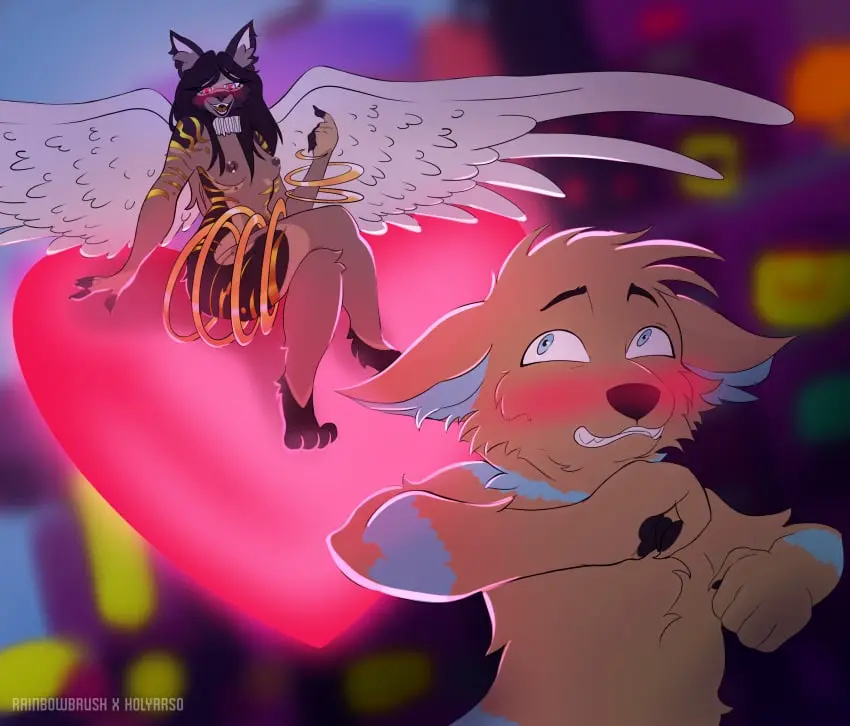 Image female,hi_res,male,furry,watermark,male/female,anthro,deity,absurd_res,meme,yandere,tagme_(character),silva_(silvershadow),holyarso,nadia_(silvershadow),ra1nbow_brush