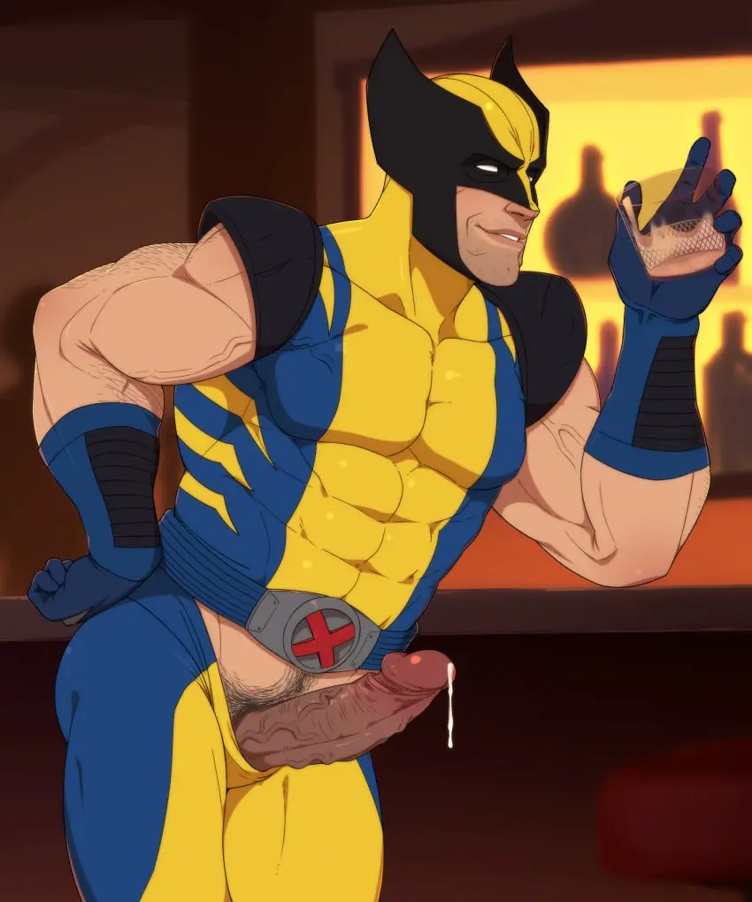 Image clothing,solo,cum,male,penis,big_penis,erection,muscular,muscular_male,male_only,yaoi,pubic_hair,bara,bulge,male_pubic_hair,tight_clothing,solo_male,boner,marvel,marvel_comics,x-men,daddy,masculine_male,dilf,mature_male,logan_(x-men),wolverine_(x-men),smith_(ardp13),smithswhc