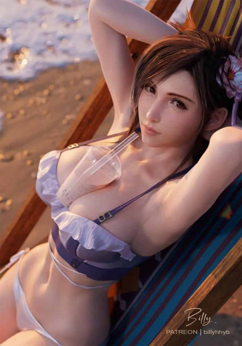 Image big_breasts,breasts,female,female_only,light-skinned_female,long_hair,red_eyes,black_hair,navel,bikini,panties,tits,female_focus,voluptuous,athletic,wide_hips,beach,armpits,flower_in_hair,hands_behind_head,cleavage,huge_breasts,tagme,tied_hair,busty,curvy_hips,3d,outdoors,hourglass_figure,final_fantasy,final_fantasy_vii,final_fantasy_vii_remake,tifa_lockhart,outside,athletic_female,tifa_lockhart_(shining_spirit),child_bearing_hips,final_fantasy_vii_rebirth,bubble_tea,bubble_tea_challenge,billyhhyb,object_on_breast