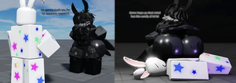 Image male,furry,ass,big_ass,massive_ass,femboy,tagme,gay,3d,roblox,robloxian,baseplate,mermio