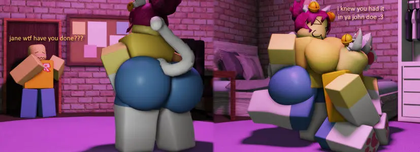 Image 1girls,big_breasts,breasts,female,1boy,male,ass,big_ass,thick_thighs,massive_breasts,tagme,3d,roblox,robloxian,mermio,jane_doe_(roblox),john_doe_(roblox)