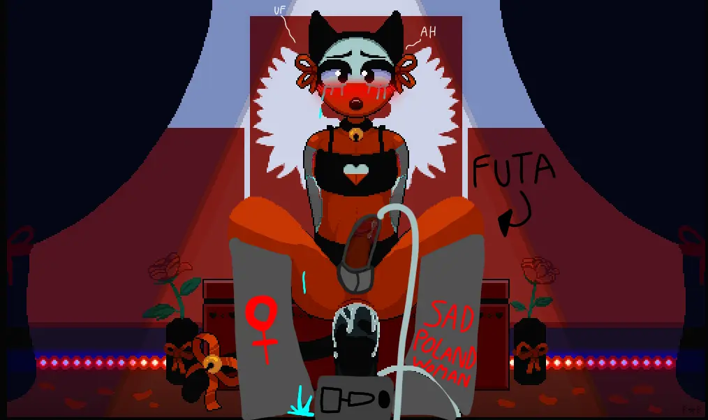 Image sex,futanari,intersex,crying,futa_only,excited,crying_with_eyes_open,edit,tied,sad,penetrable_sex_toy,pixel_art,trapped,eyes_open,kidnapped,countryhumans,poland_(countryhumans),nightmare_waifu,large_eyes,wailing
