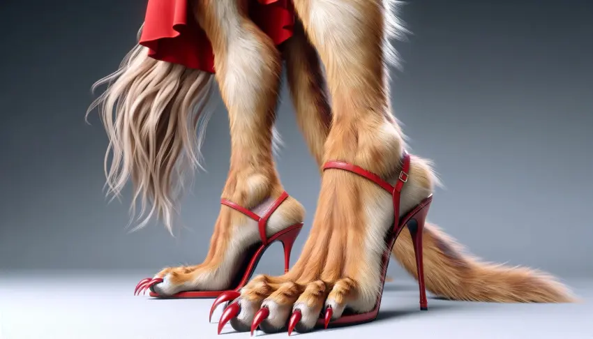 Image 1girls,female,muscular,ai_generated,foot_fetish,high_heels,toe_claws,blonde_hair_female,toenail_polish,muscular_female,foot_focus,muscular_legs,red_nails,classy