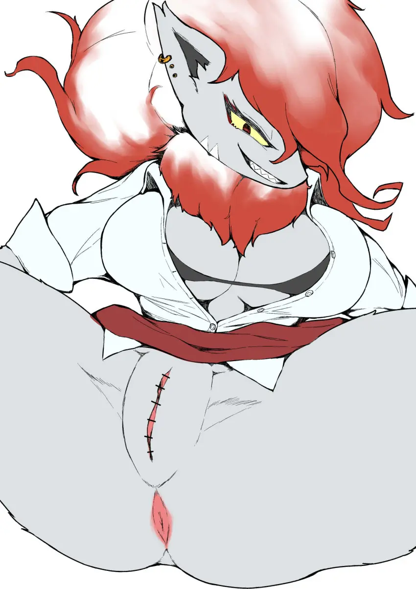 Image 1girls,big_breasts,breasts,clothed,clothing,female,female_only,hi_res,red_eyes,shirt,simple_background,smile,solo,white_background,pokemon,pokemon_(species),pussy,red_hair,bra,furry,underwear,smiling_at_viewer,cleavage,teeth,hair,anthro,piercing,anus,clitoris,spread_legs,spreading,censored,nintendo,sharp_teeth,skirt,genitals,grey_body,dress_shirt,ear_piercing,censor_bar,2024,biped,pokemorph,furry_only,smirk,smirking_at_viewer,topwear,generation_8_pokemon,red_clothing,black_underwear,black_clothing,yellow_sclera,bottomwear,censored_genitalia,clitoral_hood,zoroark,ear_ring,ring_piercing,black_bra,hisuian_zoroark,hisuian_form,regional_form_(pokemon),censored_pussy,no_underwear,red_skirt,red_bottomwear,white_dress_shirt,amata