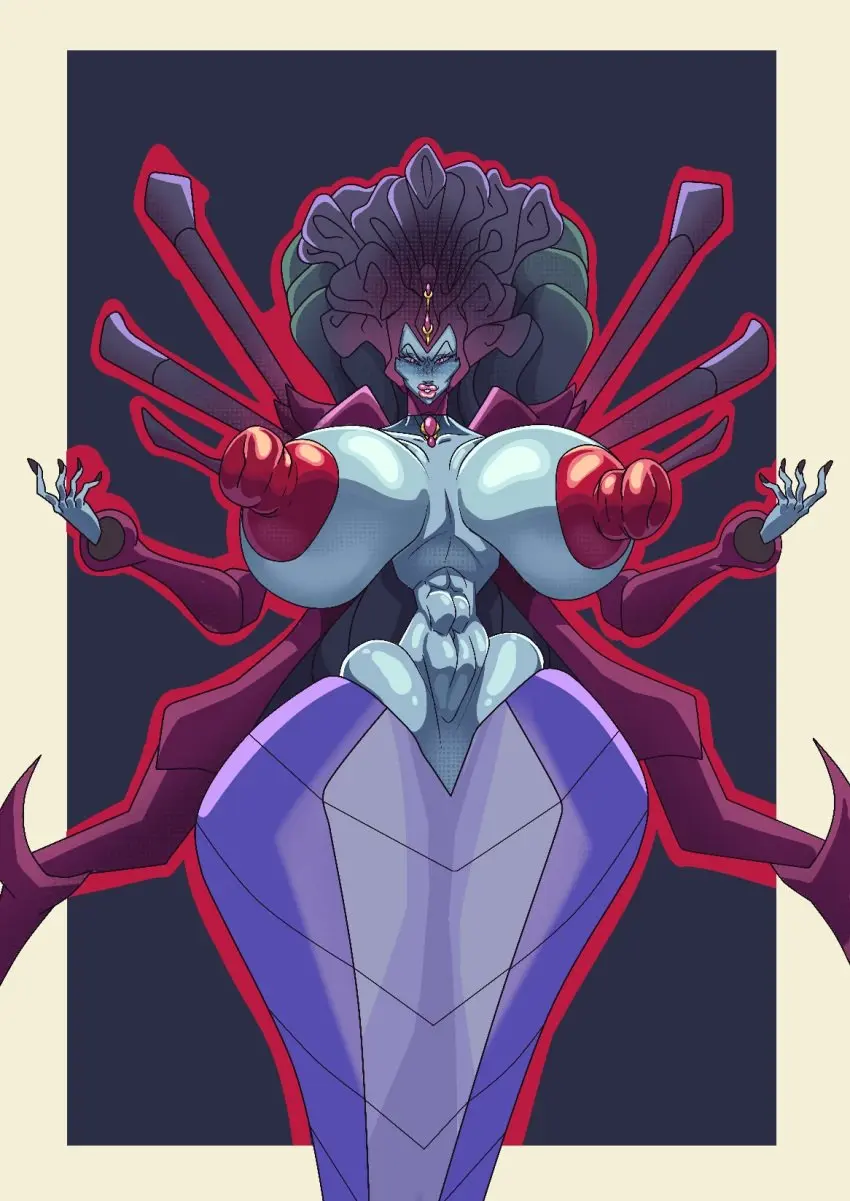Image big_breasts,breasts,female,nipples,pussy,milf,muscular,areolae,solo_female,monster,monster_girl,erect_nipples,muscular_female,alien,alien_girl,alien_humanoid,daysy,alien_(space_king),daysymarunss,space_king