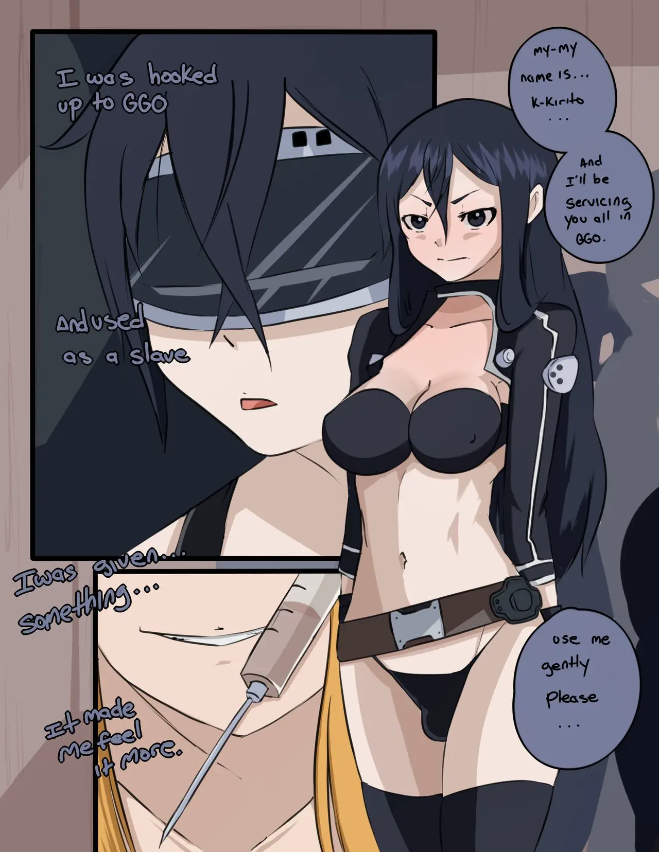 Image big_breasts,breasts,female,male,futanari,intersex,femboy,yaoi,revealing_clothes,kirito,sword_art_online,drugs,kirigaya_kazuto,gun_gale_online,female_kirito,inuyuru,kirito_(sao-ggo)