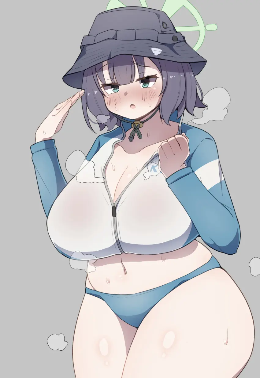 Image 1girls,big_breasts,breasts,female,large_breasts,blue_archive,thick_thighs,thighs,voluptuous,cleavage,huge_breasts,busty,curvy,curvy_body,curvy_female,curvy_figure,alternate_breast_size,curvaceous,rabbit_squad_(blue_archive),saki_(blue_archive),srt_special_academy_student,o_niwa_haruta