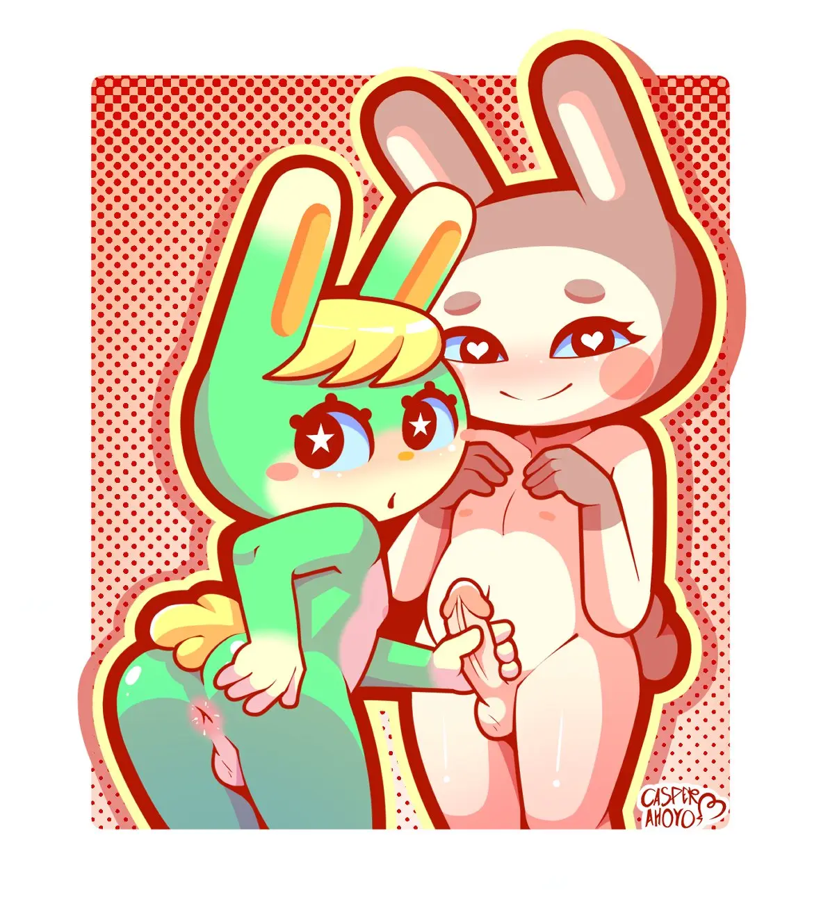 Image male,penis,ass,2boys,eyelashes,balls,tagme,anus,gay,bunny_ears,handjob,animal_crossing,girly,asshole,butt,animal_genitalia,twink,cotton_tail,butt_crack,sasha_(animal_crossing),tophatmahoney,genji_(animal_crossing)