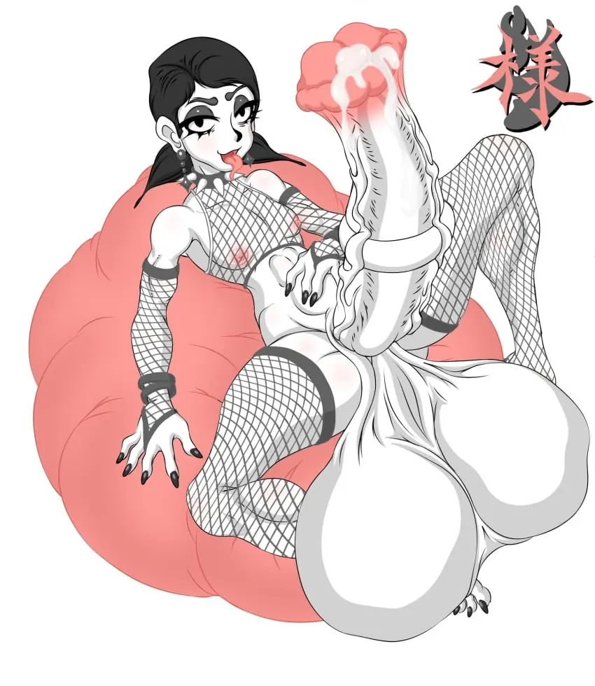 Image nipples,1boy,black_hair,cum,cum_drip,male,penis,tongue_out,tongue,big_penis,earrings,cum_leaking,femboy,balls,huge_cock,thick_penis,fishnets,cumming,hyper_balls,hyper_cock_femboy,hyper_penis,hyper_testicles,large_balls,large_testicles,2024,white_body,hung_femboy,sketch,femboy_only,black_nails,horsecock,hyper,femboy_focus,fishnet_legwear,cum_on_penis,partially_colored,spiked_collar,hyper_cock,horse_penis,pantsless,black_eyeshadow,penis_out,fishnet_armwear,fishnet,black_nail_polish,cum_leak,fishnet_topwear,black_earrings,black_eyelids,feral_penis,horsecock_femboy,sklmsama