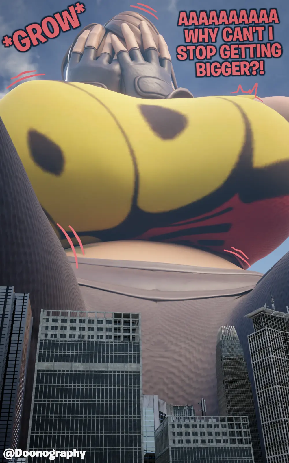 Image 1girls,big_breasts,breasts,female,female_only,big_ass,huge_ass,wide_hips,watermark,huge_breasts,fortnite,text,3d,fortnite:_battle_royale,giantess,tntina,doonography