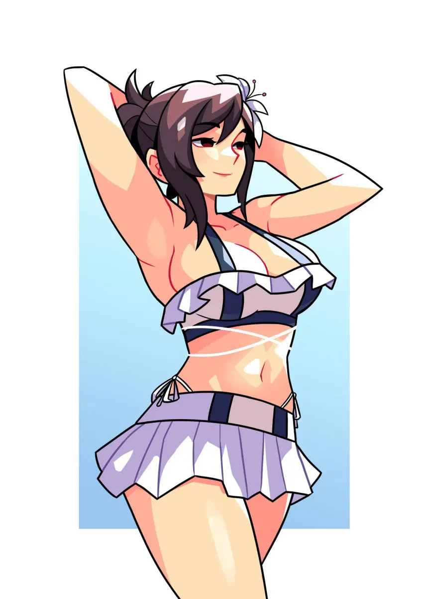 Image breasts, female, female_only, solo, swimsuit, final_fantasy, final_fantasy_vii, tifa_lockhart, timtamart