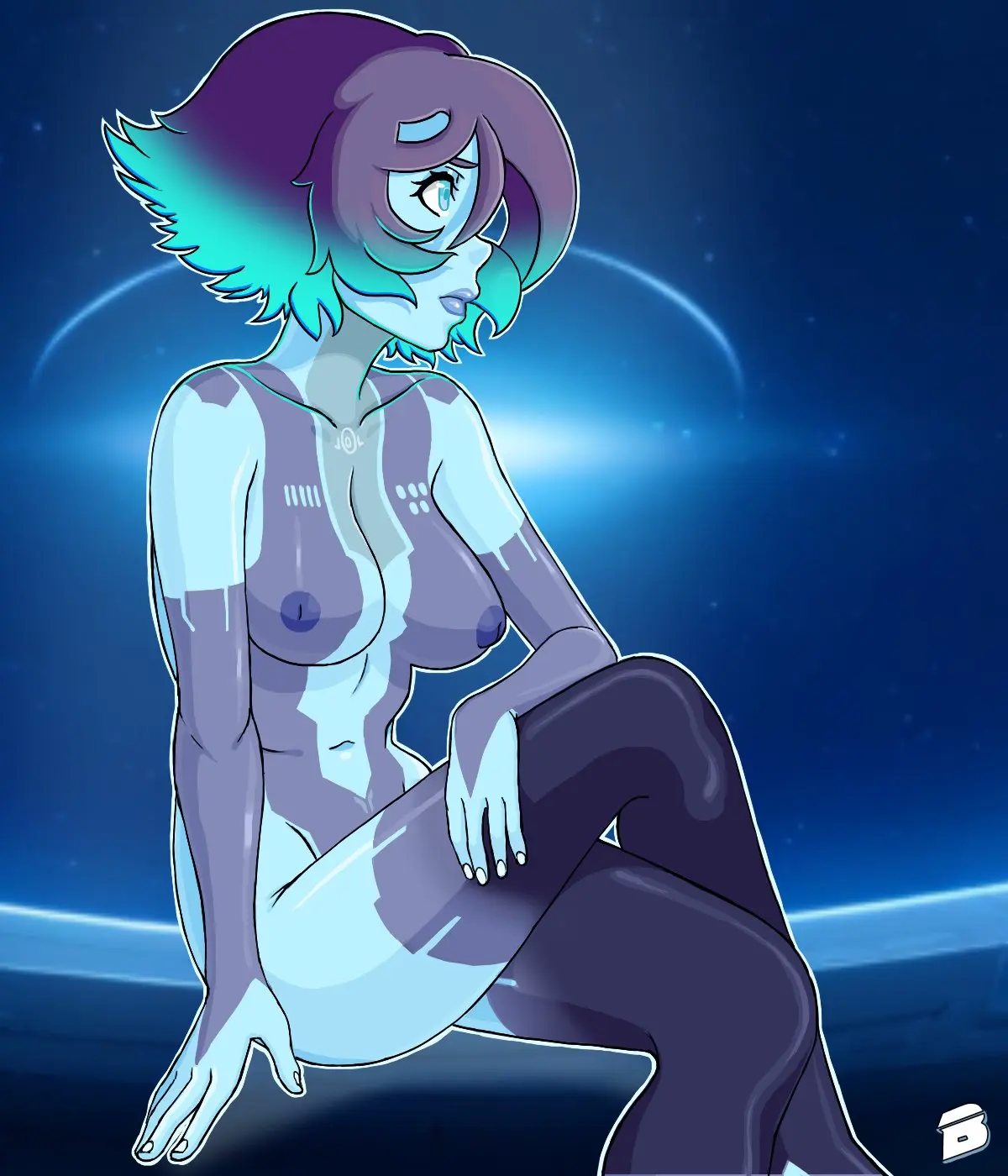 Image breasts,female,hi_res,nipples,solo,digital_drawing_(artwork),looking_away,solo_female,2d,sitting,alternate_version_available,2d_(artwork),high_resolution,blue_body,blue_skin,b-intend,bob_cut,cortana,drawn,halo_(series),crossed_legs,alternate_version_at_source