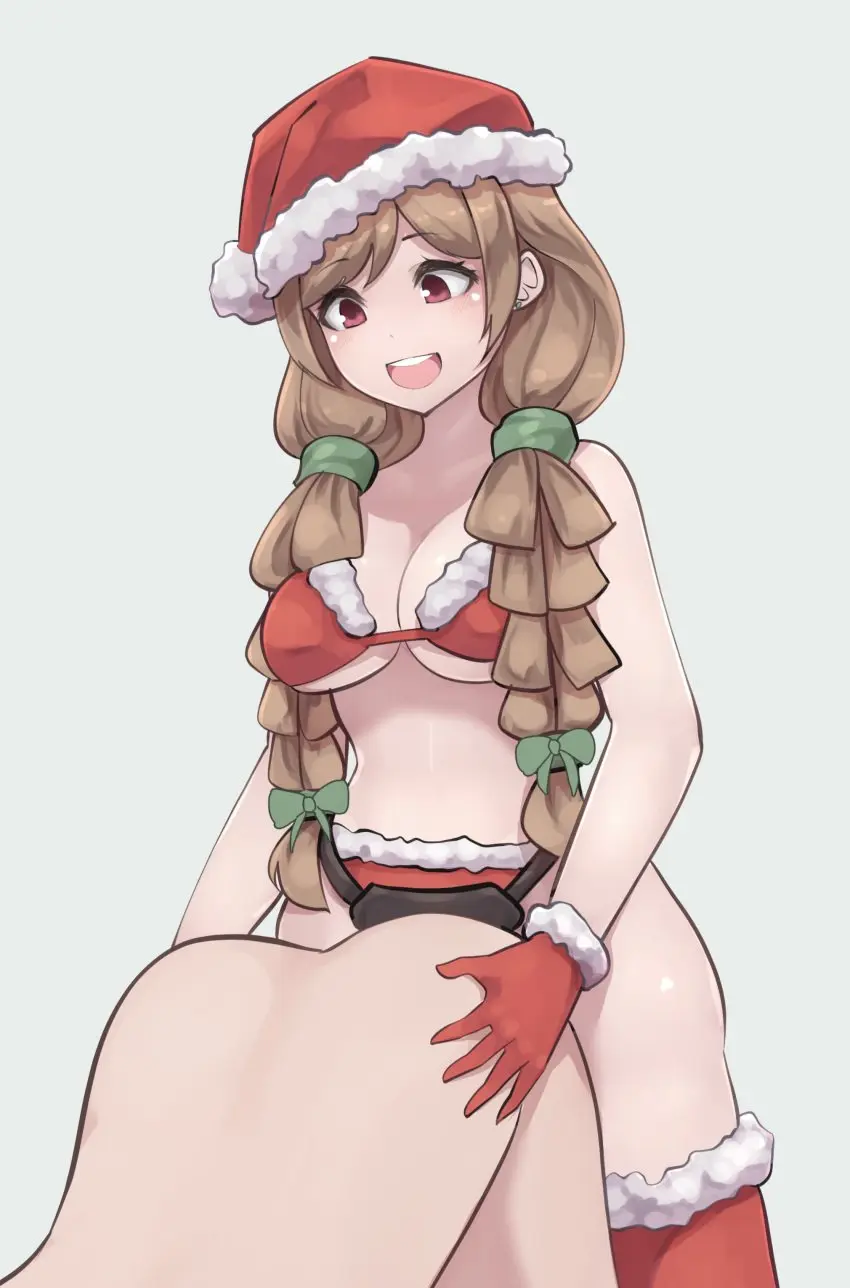 Image bow,breasts,female,hairbow,highres,large_breasts,long_hair,open_mouth,red_eyes,simple_background,smile,white_background,1boy,absurdres,gloves,male,straight,thighhighs,bikini,ass,hat,sex,underboob,swimsuit,looking_down,brown_hair,braid,sex_toy,strap-on,christmas,fur_trim,dildo,:d,femdom,male_penetrated,twin_braids,red_gloves,pegging,santa_hat,torso_grab,red_bikini,red_bow,hair_over_shoulder,red_thighhighs,kikiu_bd,fur-trimmed_gloves,fur-trimmed_headwear,dark_gathering,eiko_hozuki,fur-trimmed_bikini,fur-trimmed_thighhighs,houzuki_eiko