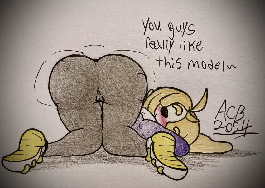 Image 1girls,blush,female,ass,eyebrows,youtube,text,cameltoe,presenting,dialogue,english_text,2024,presenting_hindquarters,dated,youtuber,traditional_media_(artwork),face_down_ass_up,ass_shake,acbreeder,artist_initials,new_design,savannahxyz