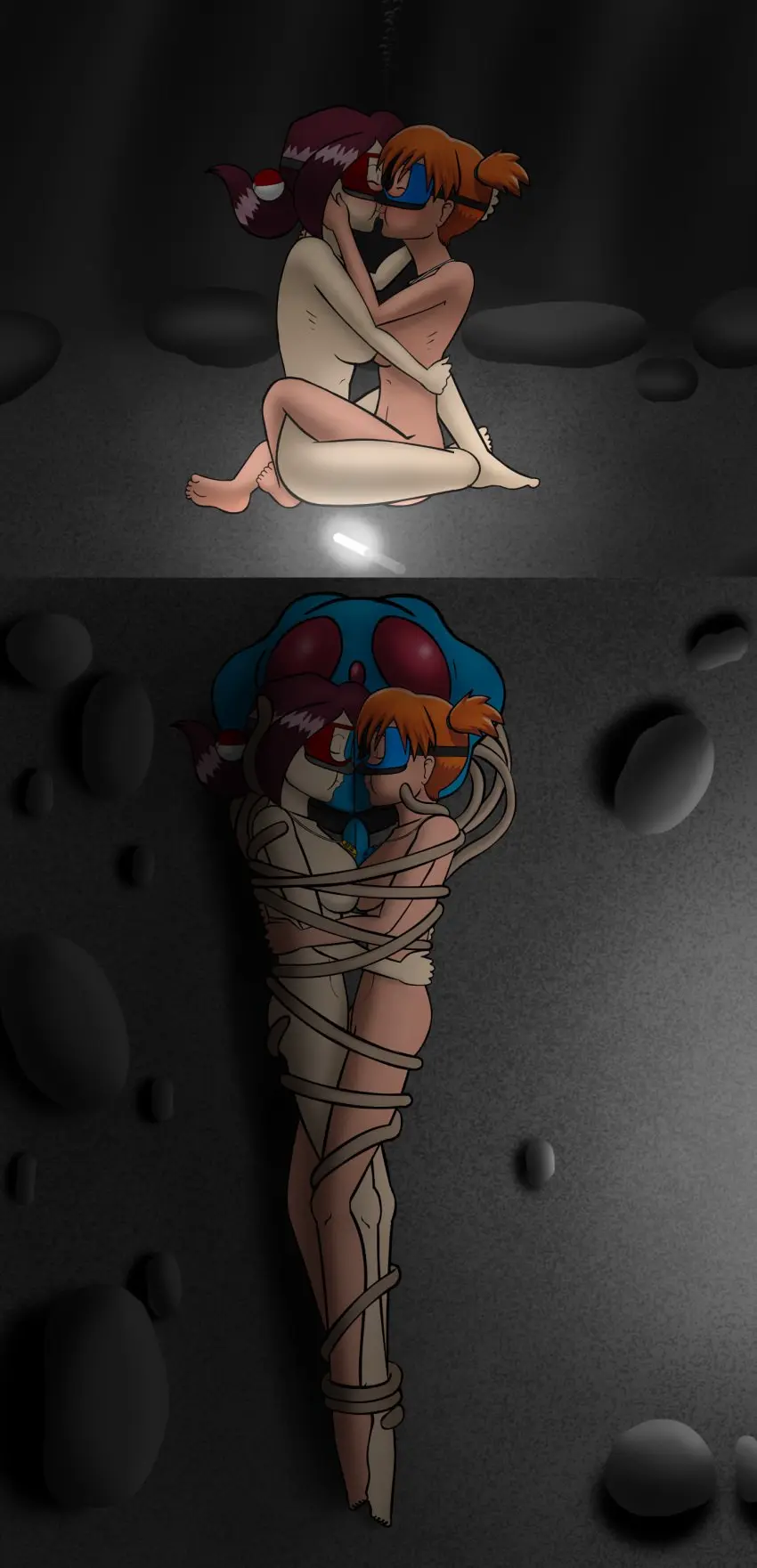 Image breasts,female,pokemon,kissing,misty_(pokemon),underwater,lorelei_(pokemon),uwfan-tomson