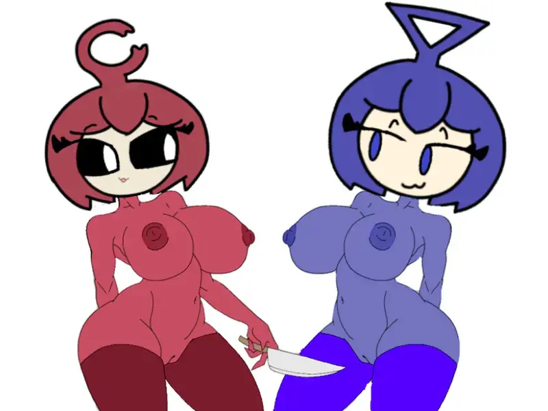 Image female,female_only,five_nights_at_freddy's,five_nights_in_anime,fnia,fnia_tinkywinky,tinky_winky,fnia_po,po_(teletubbies),teletubbies