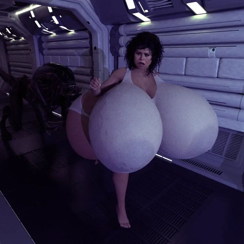 Image big_breasts,breasts,female,large_breasts,wide_hips,huge_breasts,enormous_breasts,gigantic_breasts,hyper_breasts,alternate_version_available,3d,white_panties,3d_(artwork),hyper,alien_(franchise),xenomorph,jackd22,ellen_ripley,hyper_bimbo