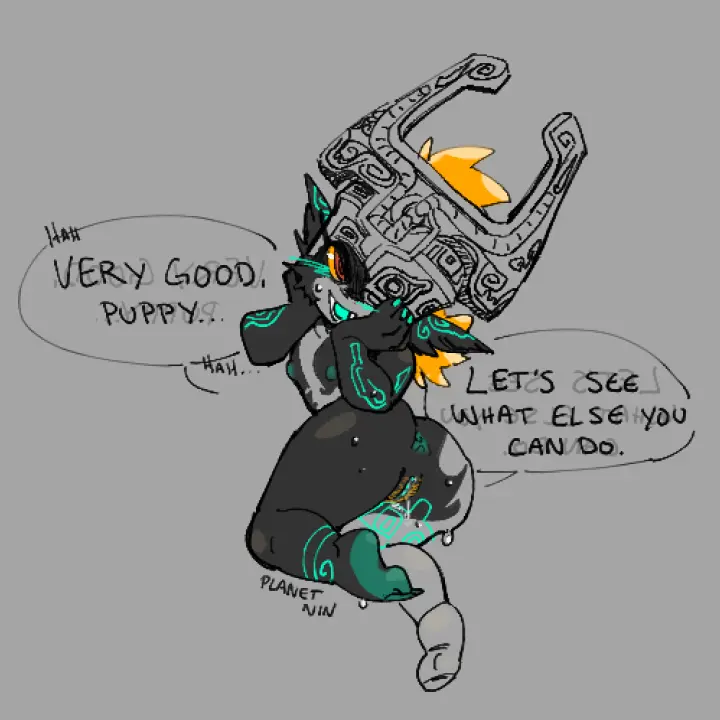 Image blush,female,female_only,pussy,sweat,orange_eyes,orange_hair,presenting,grey_body,dialogue,blue_nipples,ass_focus,presenting_hindquarters,teasing,long_ears,the_legend_of_zelda,blush_lines,presenting_pussy,presenting_anus,helmet,imp,blue_markings,blue_pussy,midna,twilight_princess,blue_mouth,blue_blush,imp_midna,orange_pubic_hair,planet_nin