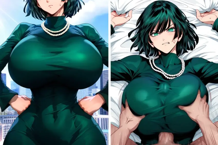 Image breasts,female,short_hair,head_out_of_frame,wide_hips,ai_generated,huge_breasts,breasts_bigger_than_head,gigantic_breasts,massive_breasts,paizuri,necklace,tight_clothing,breast_grab,thin_waist,angry,angry_face,angry_sex,breast_focus,titjob,anger_vein,clothed_sex,one-punch_man,grabbing_sheets,fondling,fubuki_(one-punch_man),hands_on_hips,tight_dress,paizuri_under_clothes,grope,pov_paizuri,pov_titfuck,clothed_titjob,cattlec,titfuck_under_clothes