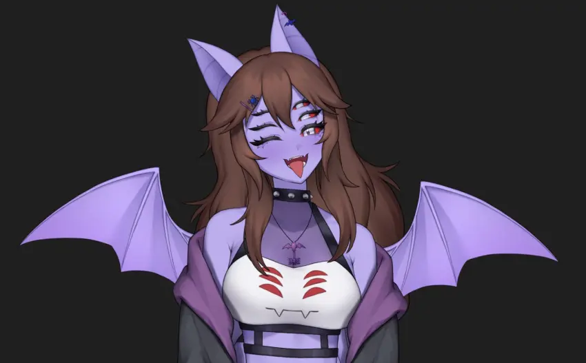 Image tongue_out,virtual_youtuber,tagme,neobaka,danaramor,dante_will