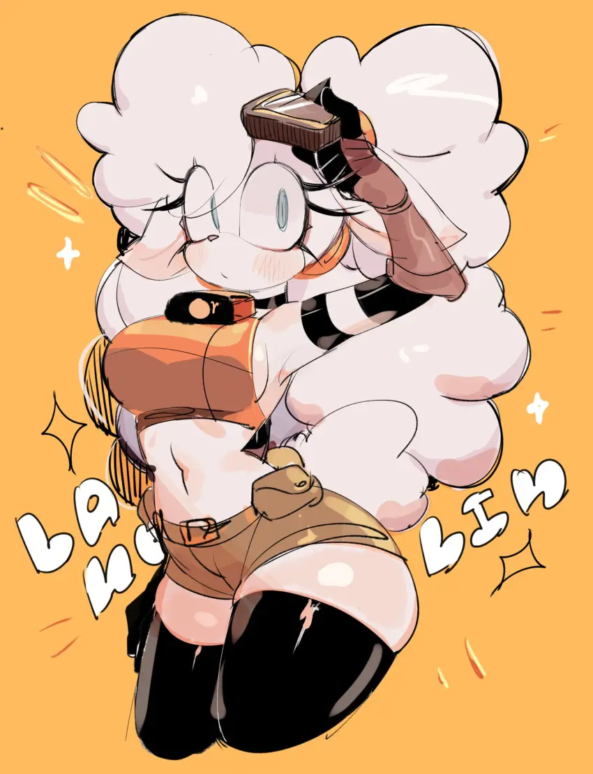 Image 1girls,big_breasts,breasts,female,female_only,white_hair,blue_eyes,furry,thick_thighs,wide_hips,anthro,2d,tagme,holding_object,sega,sonic_(series),sonic_the_hedgehog_(series),furry_only,white_fur,sheep,mobian_(species),sonic_the_hedgehog_(idw),cowbell,sheep_girl,sonic_the_hedgehog_(comics),mobian,idw_publishing,idw_comics,lanolin_the_sheep,mobian_sheep,sheep_ears,sheep_horns,usa37107692
